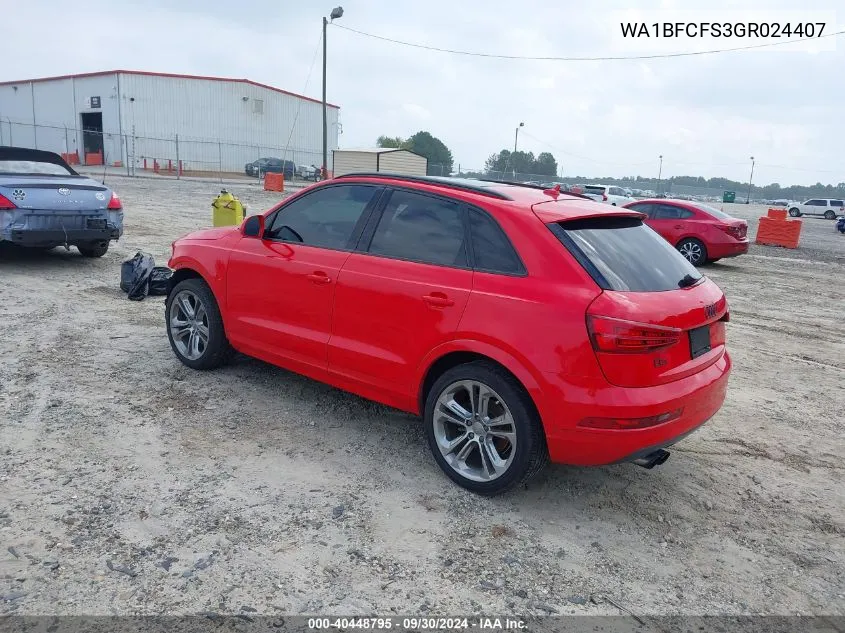 WA1BFCFS3GR024407 2016 Audi Q3 2.0T Premium Plus