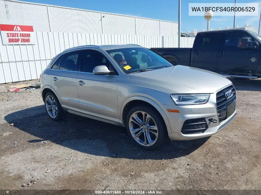 2016 Audi Q3 2.0T Premium Plus VIN: WA1BFCFS4GR006529 Lot: 40611680