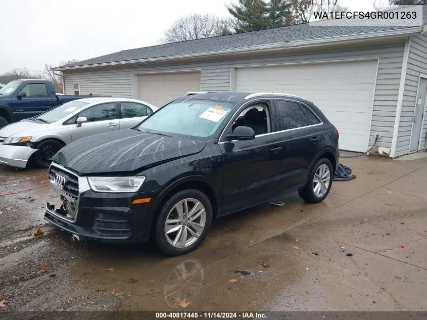 2016 Audi Q3 2.0T Premium Plus VIN: WA1EFCFS4GR001263 Lot: 40817445