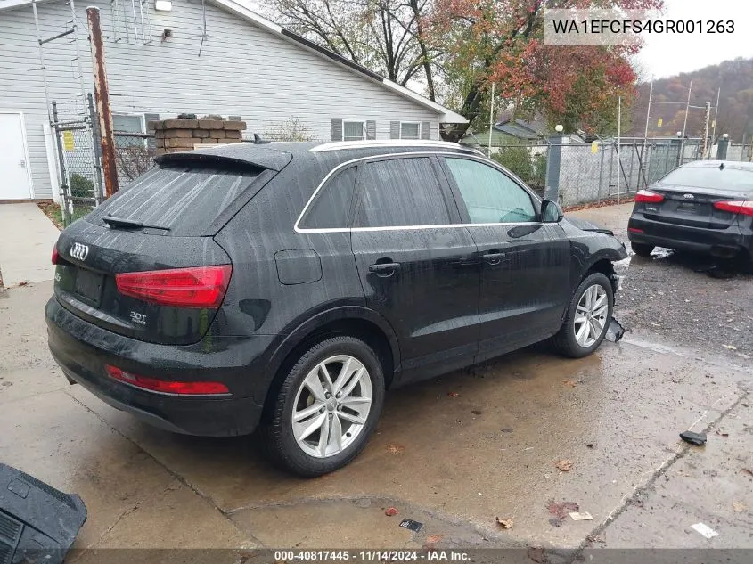 2016 Audi Q3 2.0T Premium Plus VIN: WA1EFCFS4GR001263 Lot: 40817445