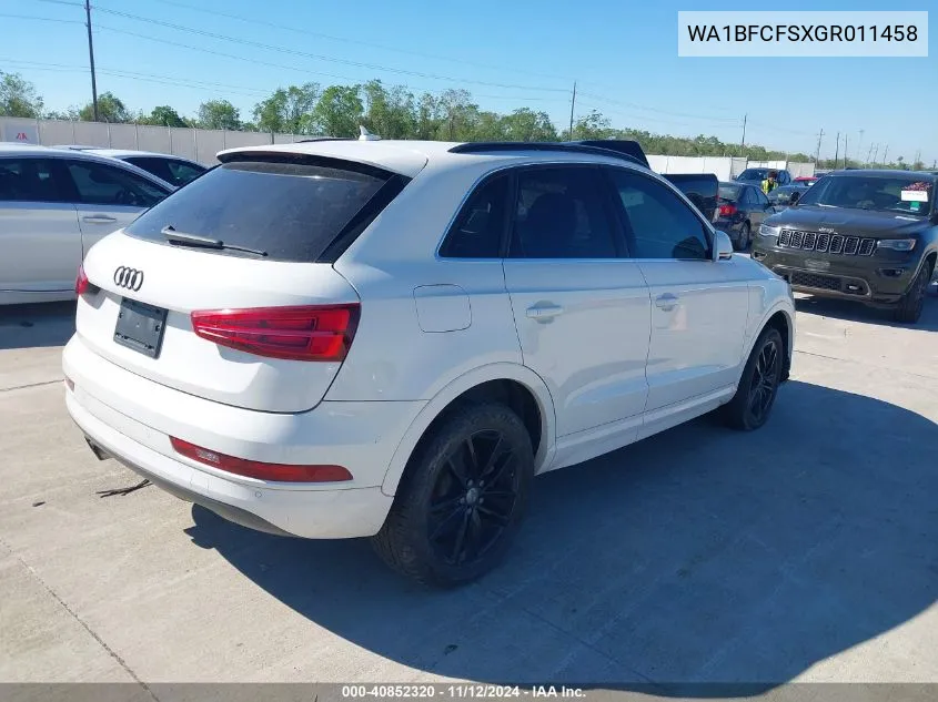 WA1BFCFSXGR011458 2016 Audi Q3 2.0T Premium Plus