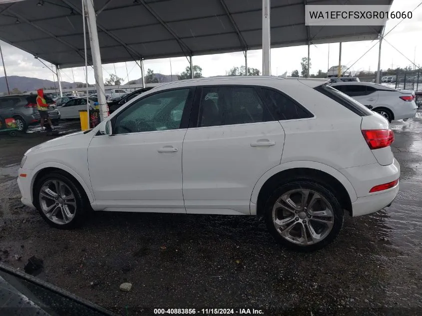 2016 Audi Q3 2.0T Premium Plus VIN: WA1EFCFSXGR016060 Lot: 40883856