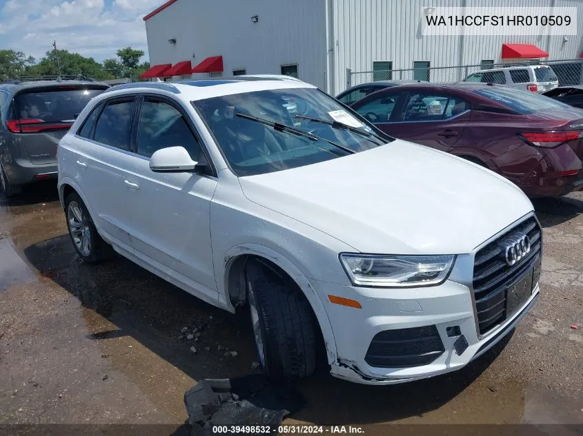 2017 Audi Q3 2.0T Premium VIN: WA1HCCFS1HR010509 Lot: 39498532