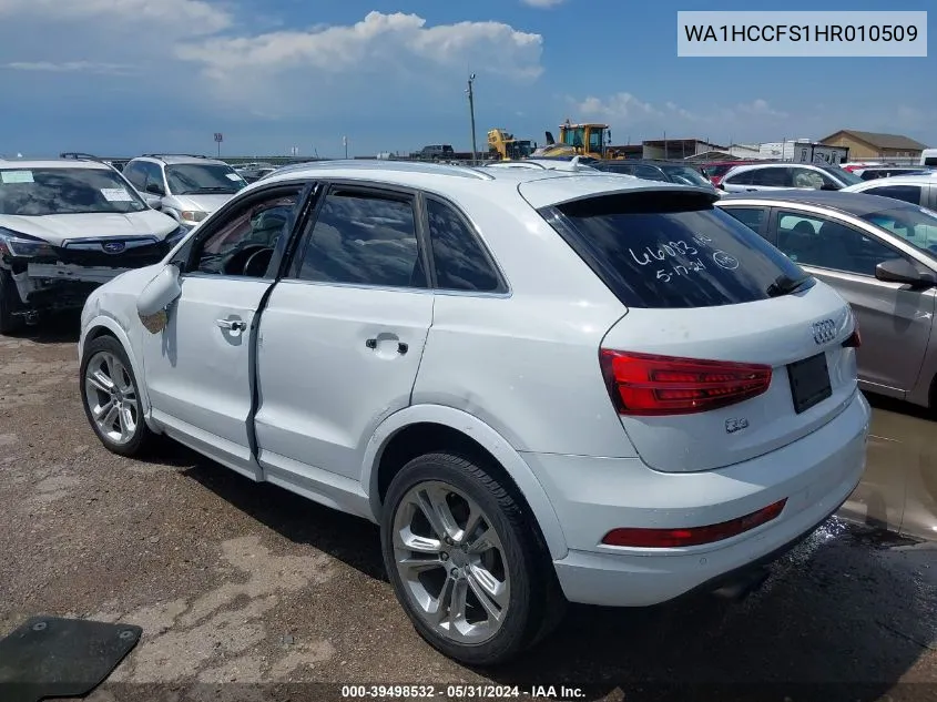 2017 Audi Q3 2.0T Premium VIN: WA1HCCFS1HR010509 Lot: 39498532