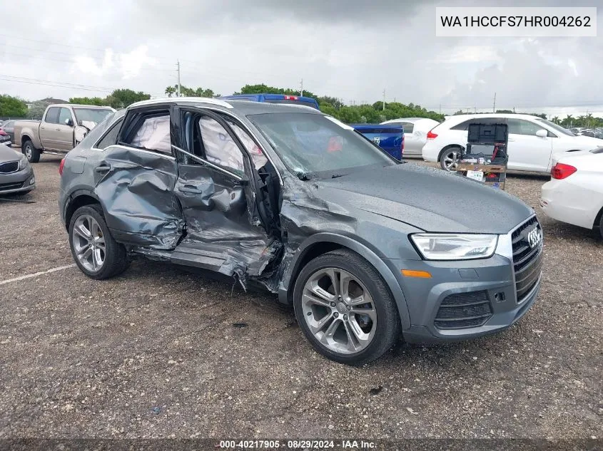 2017 Audi Q3 2.0T Premium VIN: WA1HCCFS7HR004262 Lot: 40217905