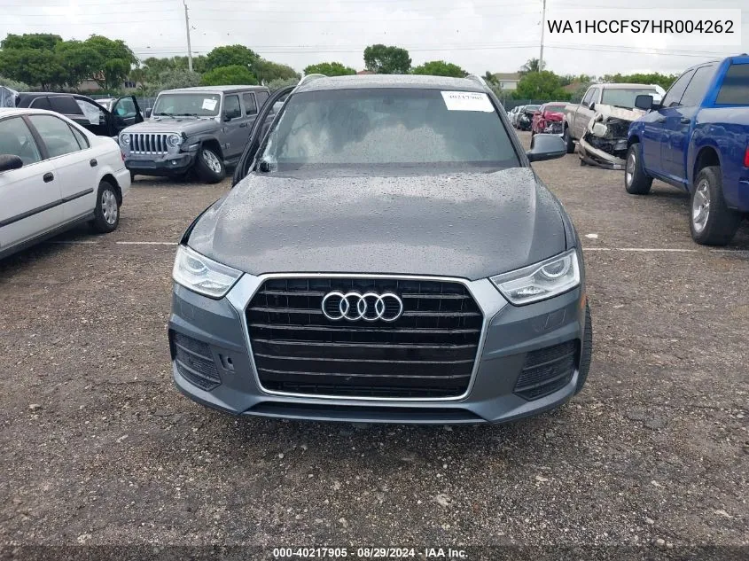 2017 Audi Q3 2.0T Premium VIN: WA1HCCFS7HR004262 Lot: 40217905