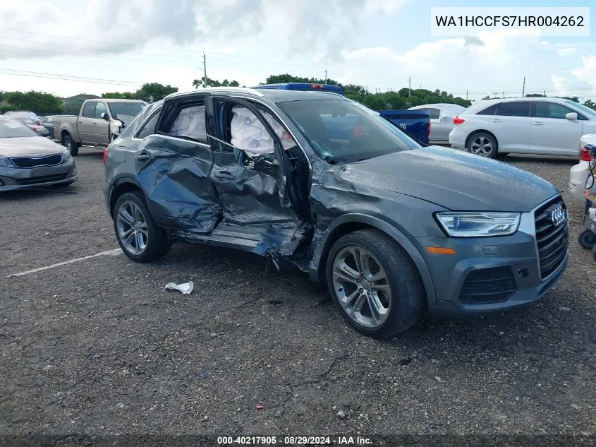 2017 Audi Q3 2.0T Premium VIN: WA1HCCFS7HR004262 Lot: 40217905