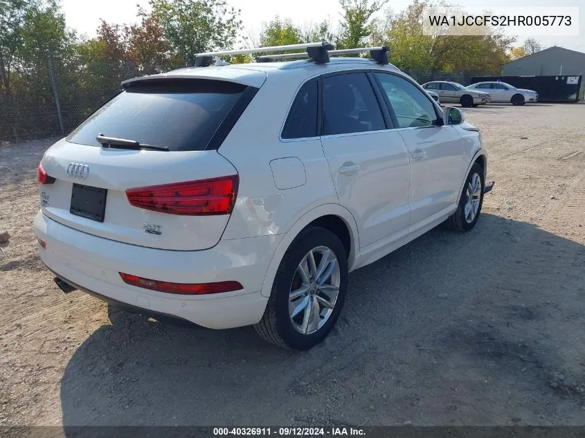 WA1JCCFS2HR005773 2017 Audi Q3 Premium Plus