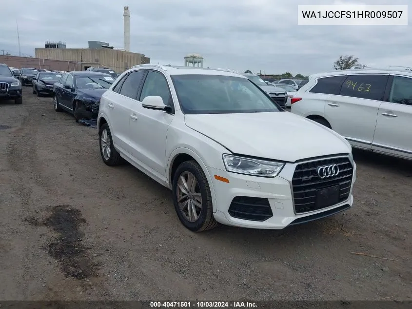 WA1JCCFS1HR009507 2017 Audi Q3 2.0T Premium