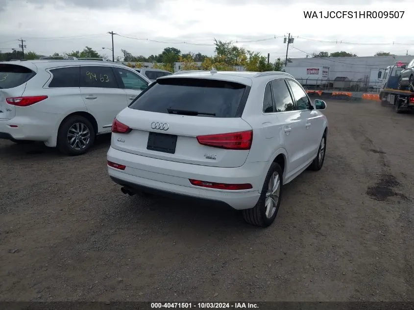 WA1JCCFS1HR009507 2017 Audi Q3 2.0T Premium