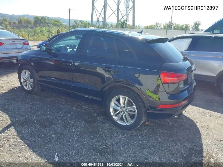 2017 Audi Q3 2.0T Premium VIN: WA1ECCFS9HR012897 Lot: 40484552