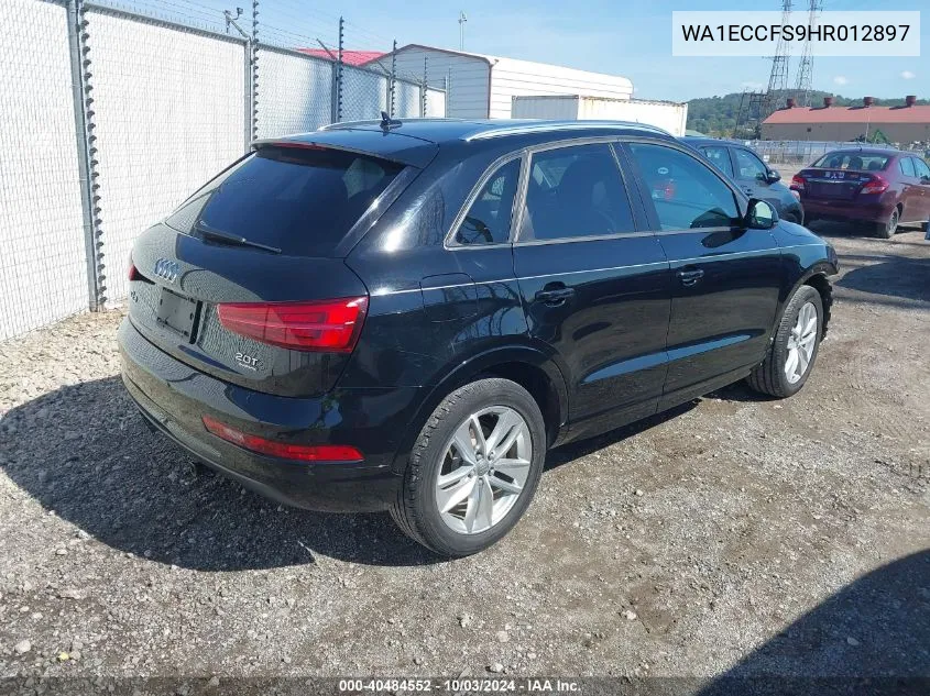 2017 Audi Q3 2.0T Premium VIN: WA1ECCFS9HR012897 Lot: 40484552