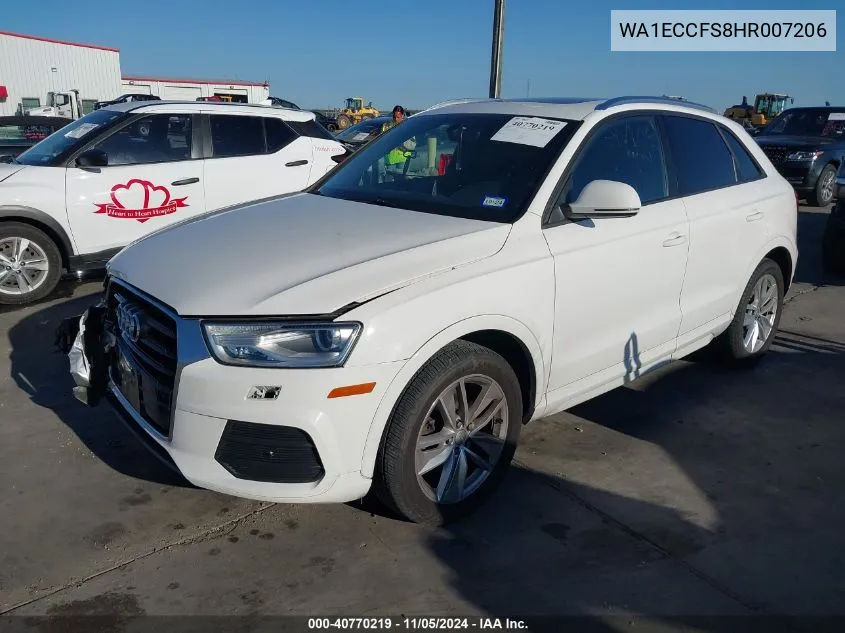 2017 Audi Q3 2.0T Premium VIN: WA1ECCFS8HR007206 Lot: 40770219