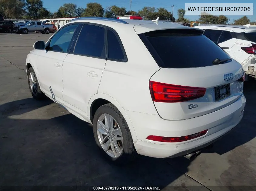 2017 Audi Q3 2.0T Premium VIN: WA1ECCFS8HR007206 Lot: 40770219