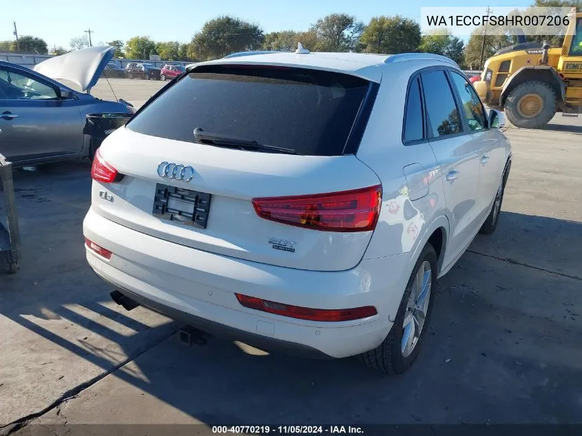 2017 Audi Q3 2.0T Premium VIN: WA1ECCFS8HR007206 Lot: 40770219