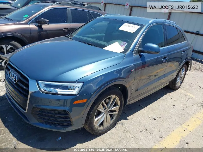 2018 Audi Q3 2.0T Premium/2.0T Sport Premium VIN: WA1JCCFS1JR015622 Lot: 39737850