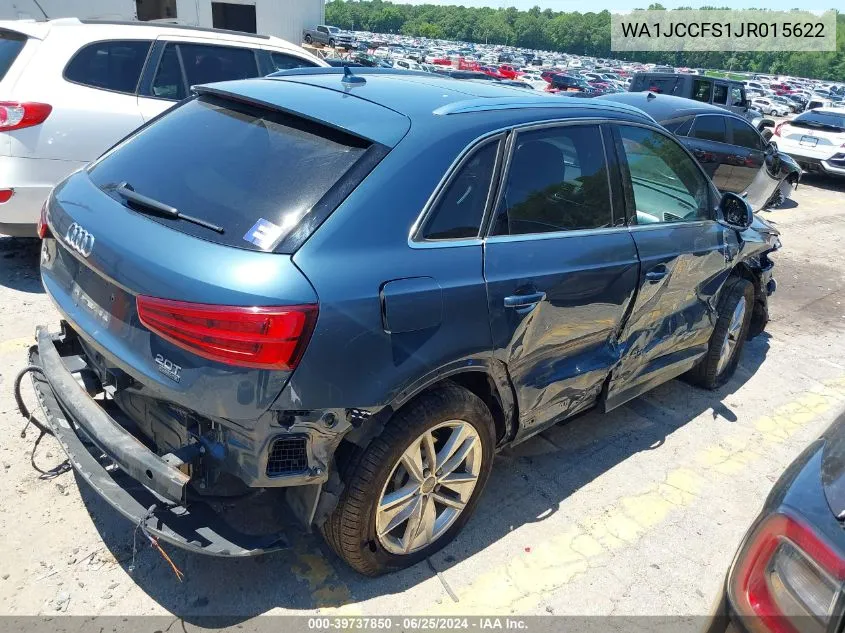 2018 Audi Q3 2.0T Premium/2.0T Sport Premium VIN: WA1JCCFS1JR015622 Lot: 39737850