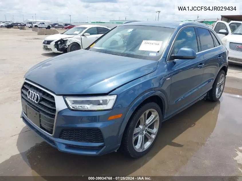 WA1JCCFS4JR029434 2018 Audi Q3 2.0T Premium/2.0T Sport Premium