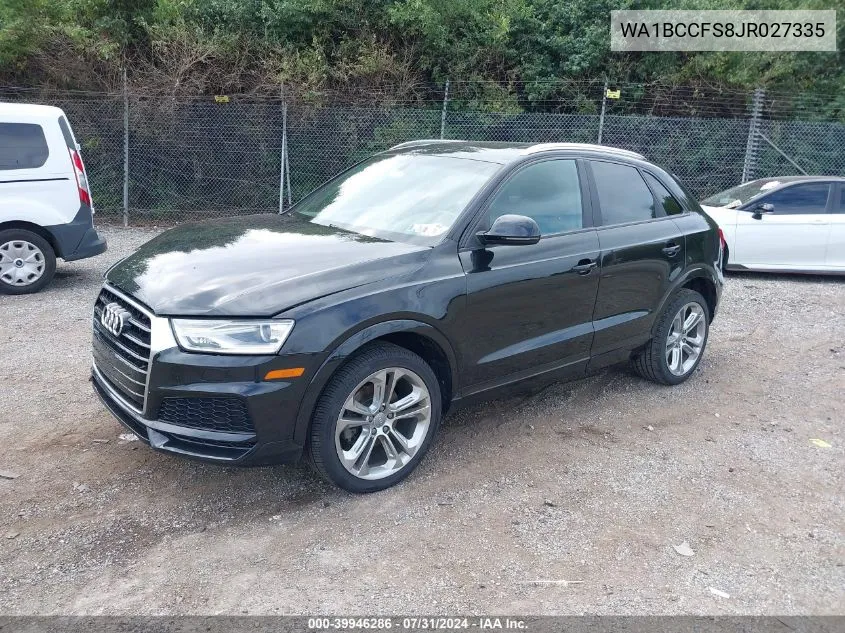 WA1BCCFS8JR027335 2018 Audi Q3 2.0T Premium/2.0T Sport Premium