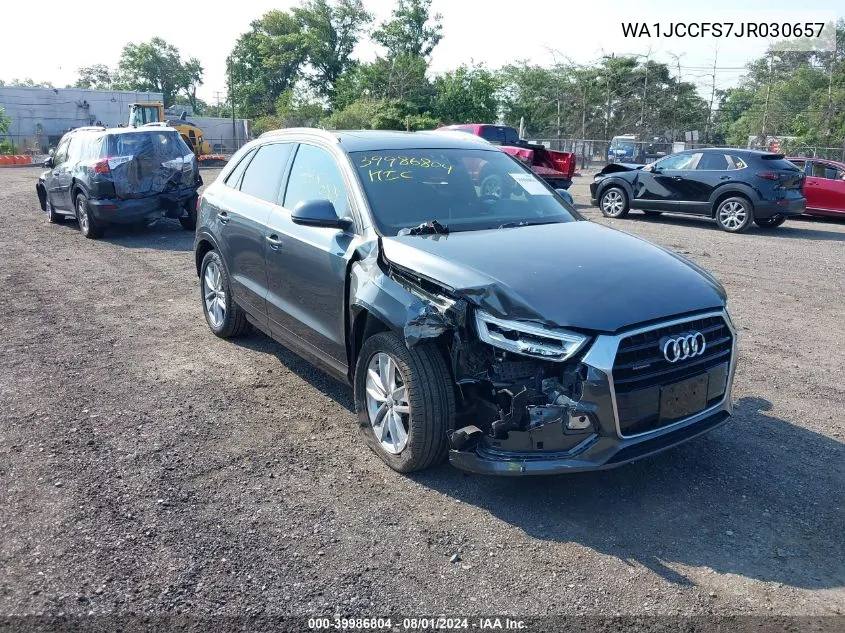 WA1JCCFS7JR030657 2018 Audi Q3 2.0T Premium/2.0T Sport Premium