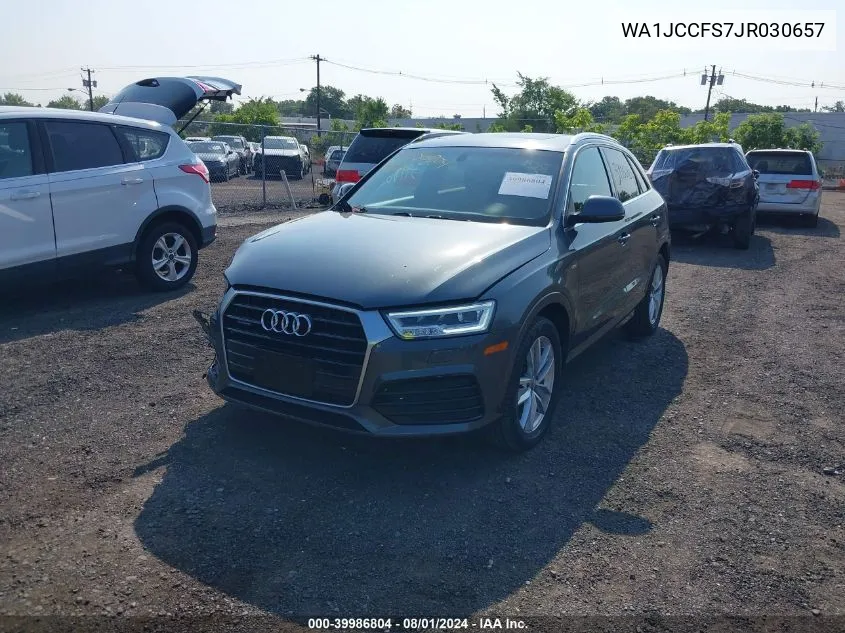 WA1JCCFS7JR030657 2018 Audi Q3 2.0T Premium/2.0T Sport Premium