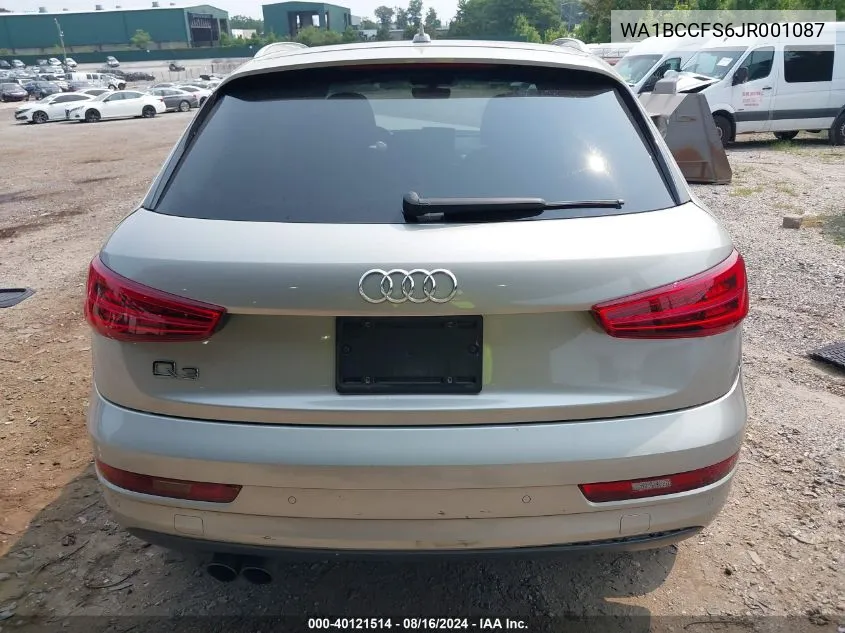 WA1BCCFS6JR001087 2018 Audi Q3 2.0T Premium