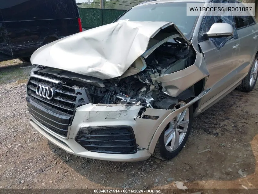 WA1BCCFS6JR001087 2018 Audi Q3 2.0T Premium