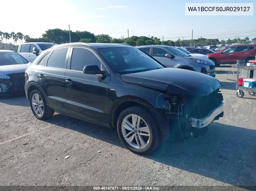 WA1BCCFS0JR029127 2018 Audi Q3 Premium