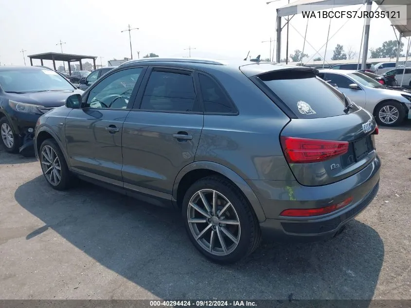 WA1BCCFS7JR035121 2018 Audi Q3 Premium