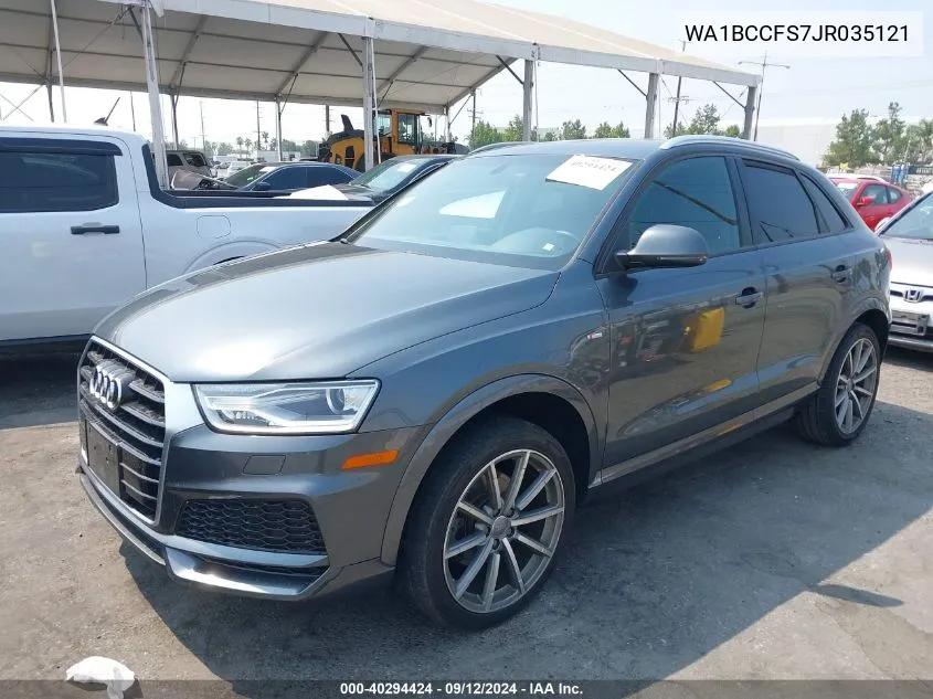 WA1BCCFS7JR035121 2018 Audi Q3 Premium