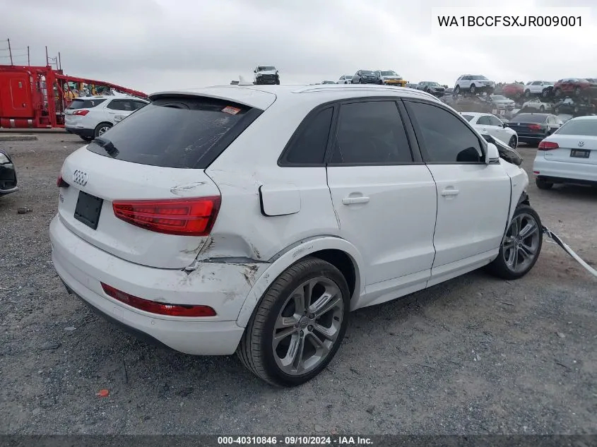 WA1BCCFSXJR009001 2018 Audi Q3 Premium