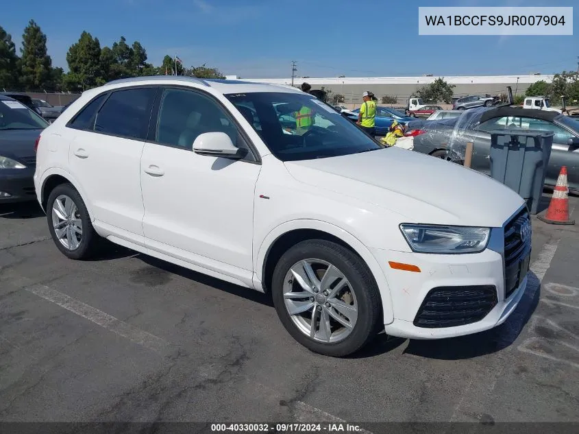 WA1BCCFS9JR007904 2018 Audi Q3 2.0T Premium/2.0T Sport Premium