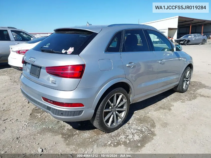 2018 Audi Q3 2.0T Premium/2.0T Sport Premium VIN: WA1JCCFS5JR019284 Lot: 40641212