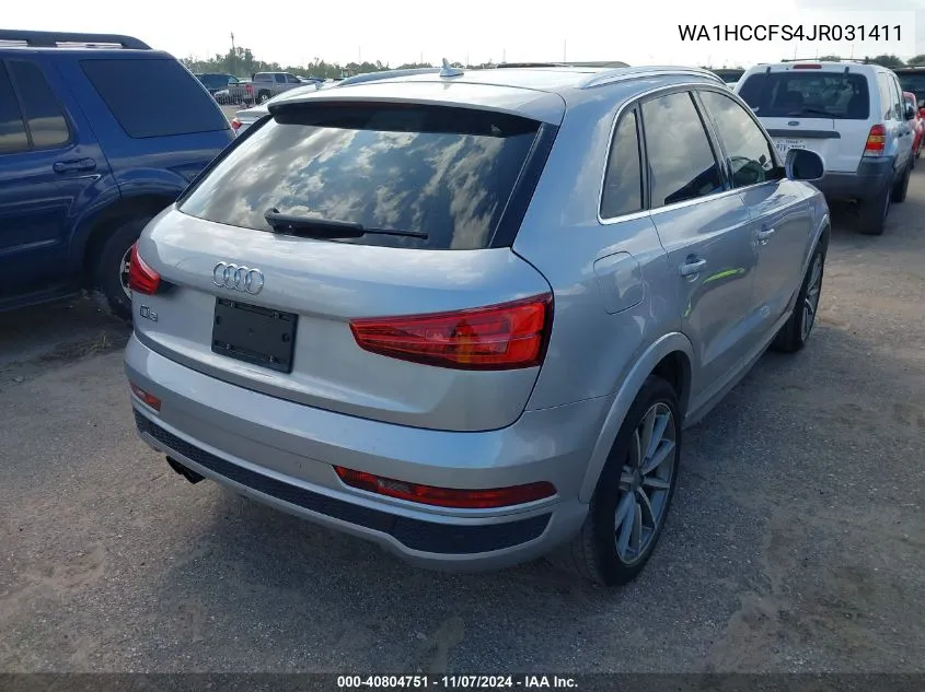 WA1HCCFS4JR031411 2018 Audi Q3 2.0T Premium/2.0T Sport Premium