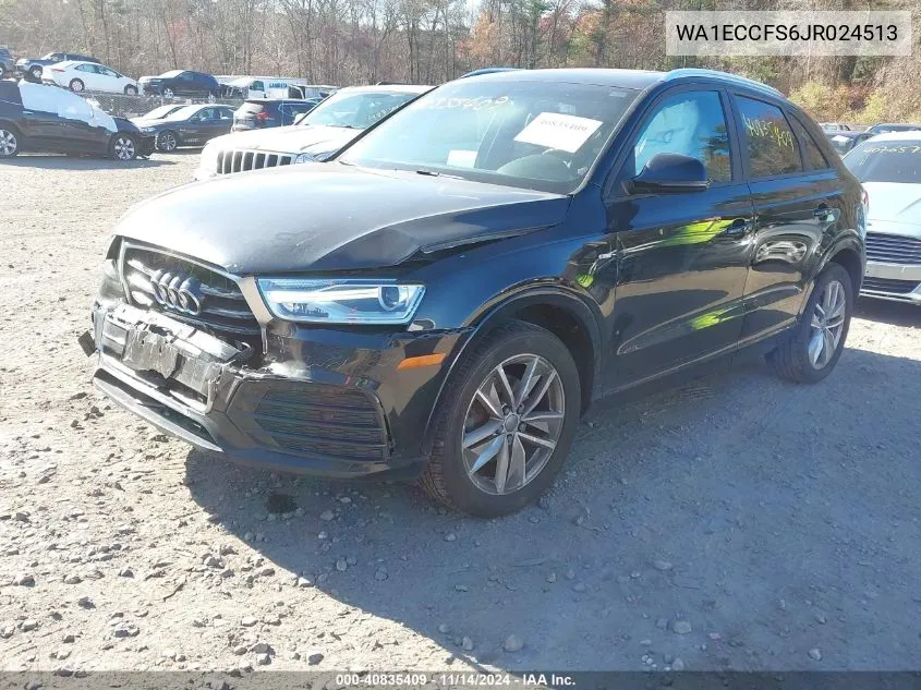 2018 Audi Q3 2.0T Premium/2.0T Sport Premium VIN: WA1ECCFS6JR024513 Lot: 40835409