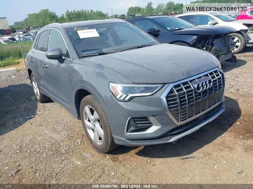 2019 Audi Q3 2.0T Premium VIN: WA1BECF36K1086130 Lot: 39690780