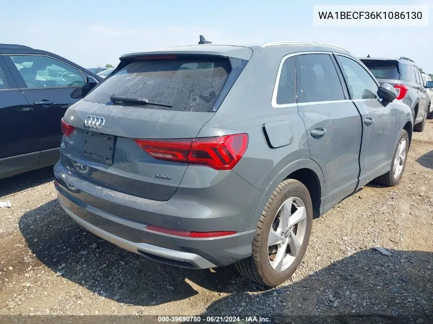 2019 Audi Q3 2.0T Premium VIN: WA1BECF36K1086130 Lot: 39690780