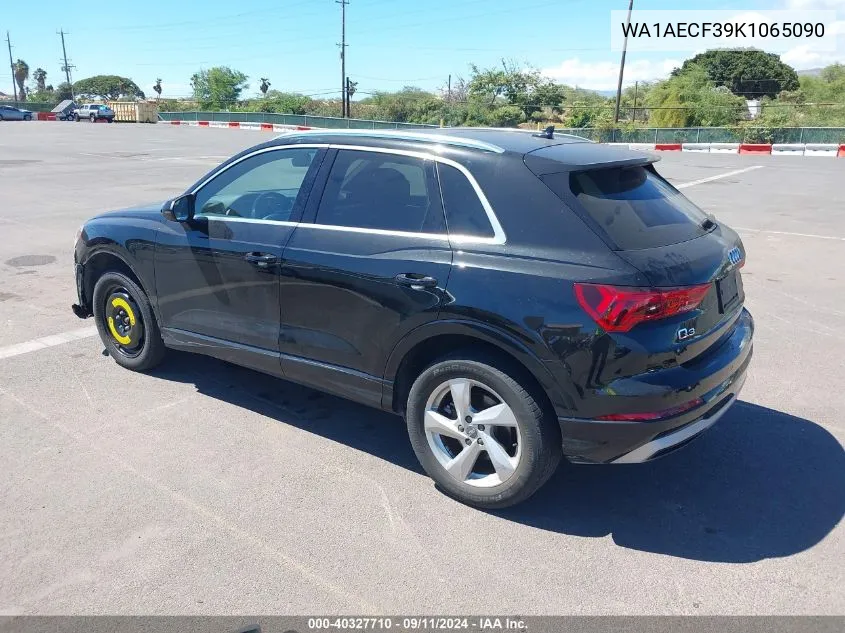 WA1AECF39K1065090 2019 Audi Q3 2.0T Premium