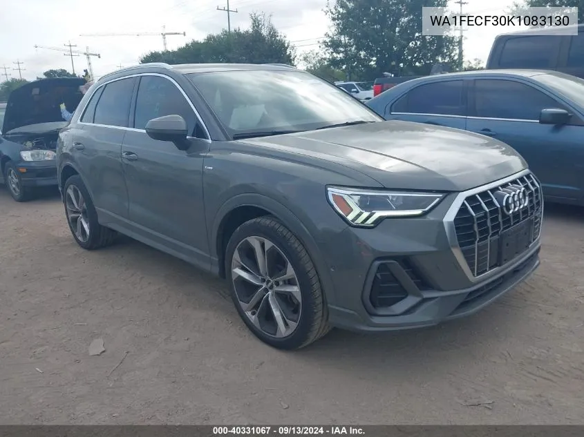 WA1FECF30K1083130 2019 Audi Q3 Prestige S-Line