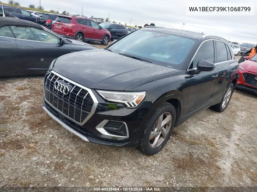 2019 Audi Q3 2.0T Premium VIN: WA1BECF39K1068799 Lot: 40528464