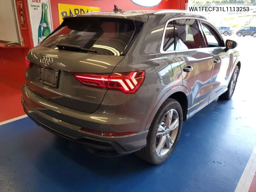 WA1FECF31L1113253 2020 Audi Q3 Prestige 45 Tfsi S Line Quattro Tiptronic