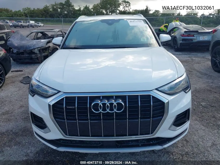 WA1AECF30L1032061 2020 Audi Q3 Premium