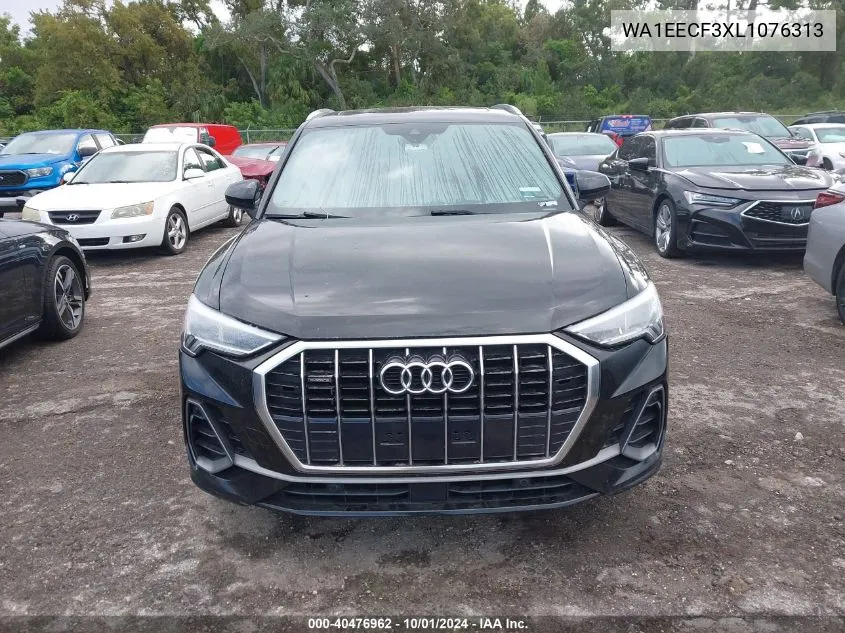 2020 Audi Q3 Premium Plus S-Line VIN: WA1EECF3XL1076313 Lot: 40476962