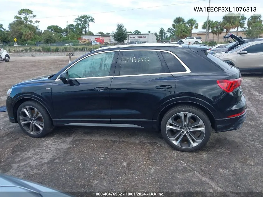 WA1EECF3XL1076313 2020 Audi Q3 Premium Plus S-Line