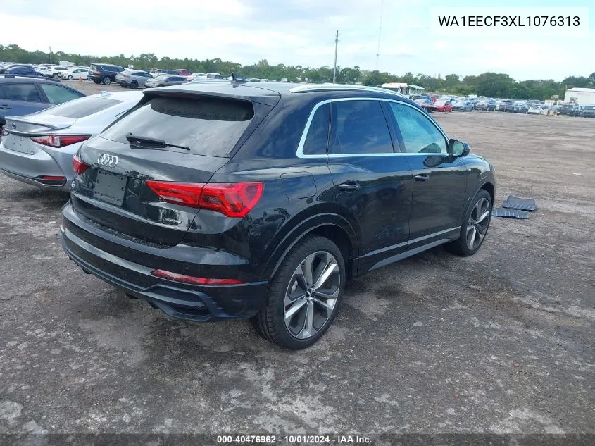 WA1EECF3XL1076313 2020 Audi Q3 Premium Plus S-Line