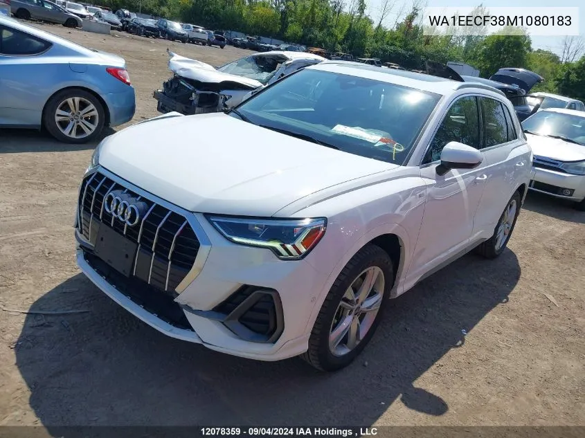 WA1EECF38M1080183 2021 Audi Q3