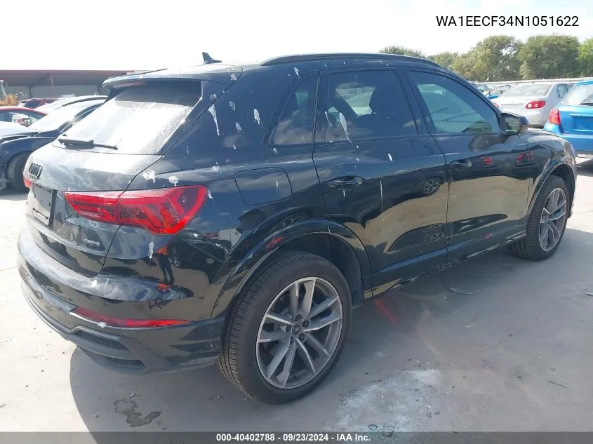 WA1EECF34N1051622 2022 Audi Q3 Premium Plus S Line 45