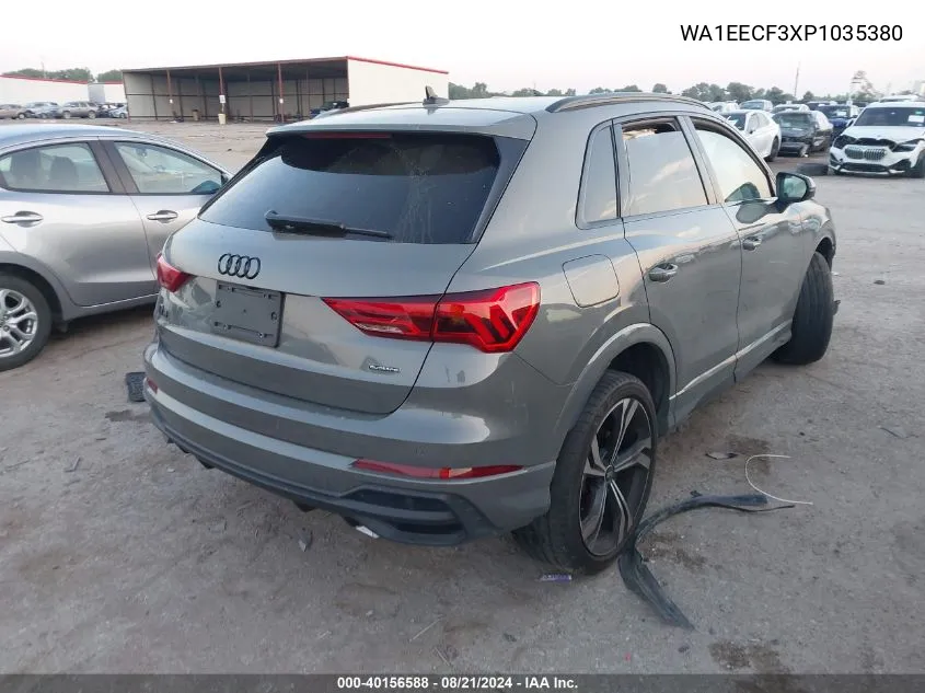 WA1EECF3XP1035380 2023 Audi Q3 Premium Plus 45 Tfsi S Line Quattro Tiptronic