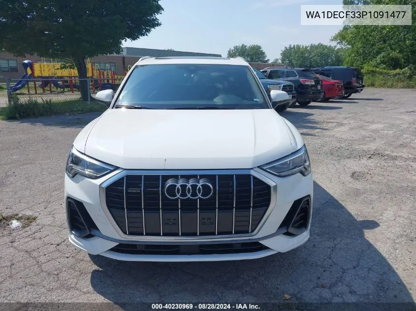 2023 Audi Q3 Premium S Line 45 VIN: WA1DECF33P1091477 Lot: 40230969