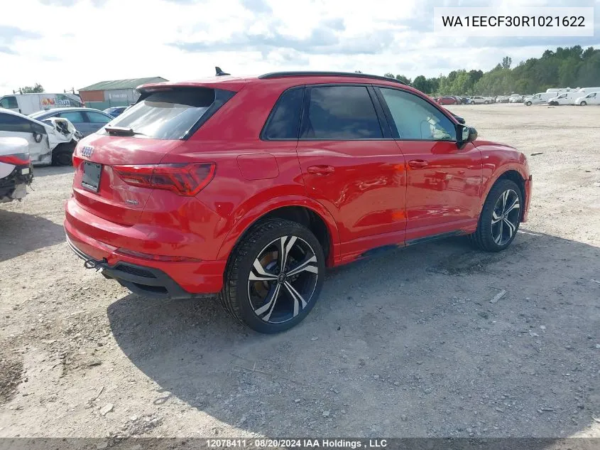 WA1EECF30R1021622 2024 Audi Q3 Premium Plus S Line 45